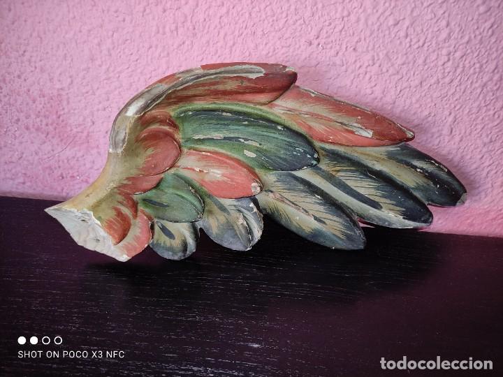 Arte: Antiguas alas en madera policromada - Foto 7