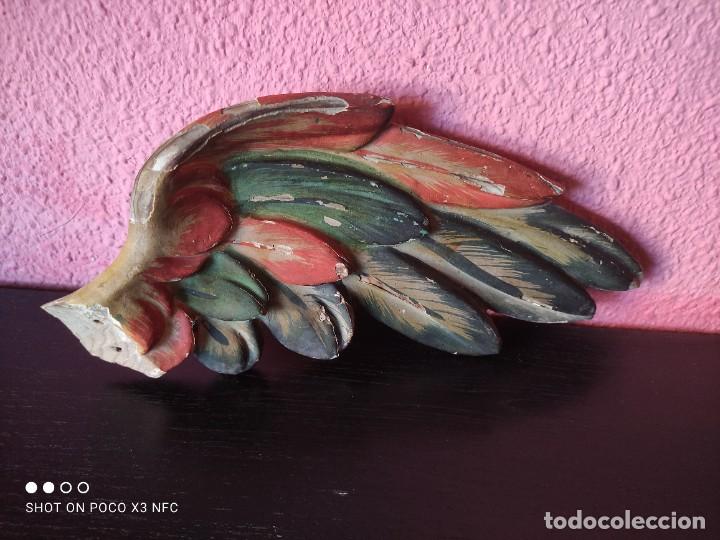 Arte: Antiguas alas en madera policromada - Foto 8
