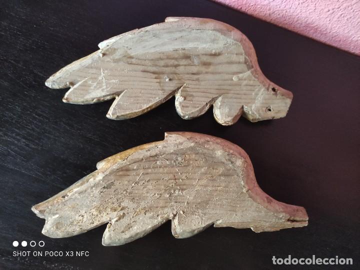 Arte: Antiguas alas en madera policromada - Foto 11