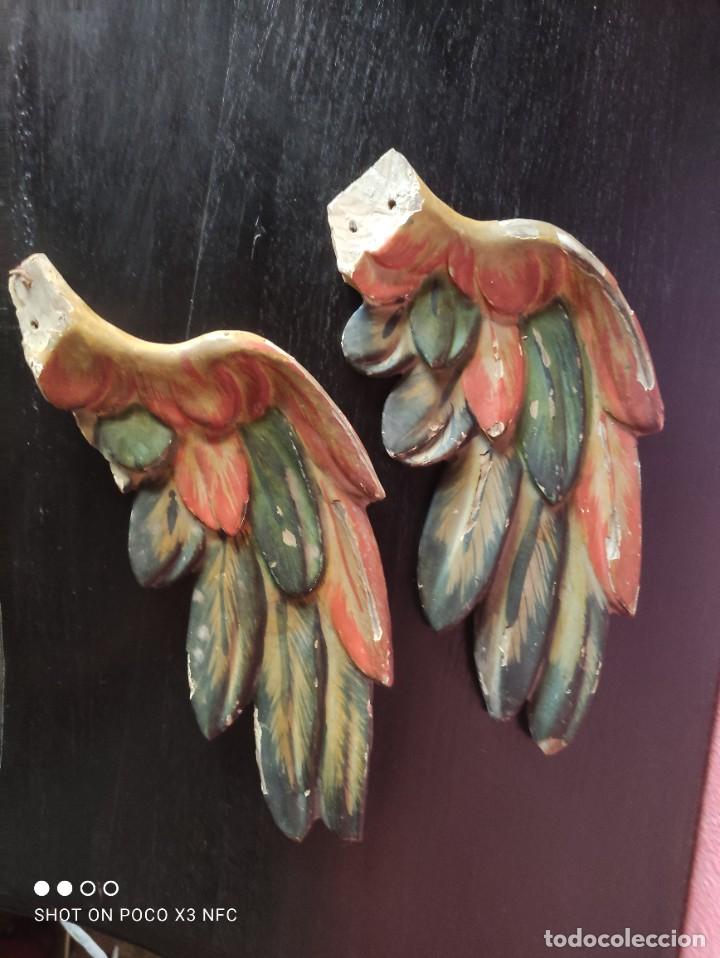 Arte: Antiguas alas en madera policromada - Foto 12