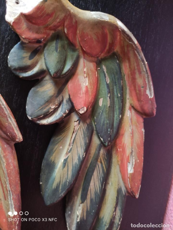 Arte: Antiguas alas en madera policromada - Foto 13