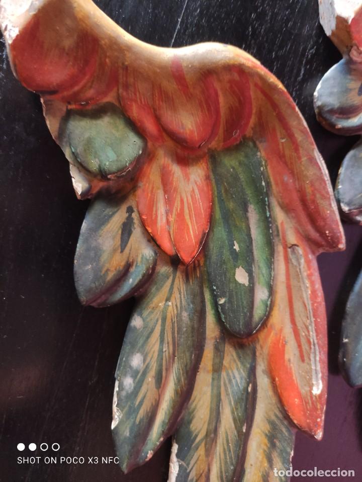 Arte: Antiguas alas en madera policromada - Foto 14