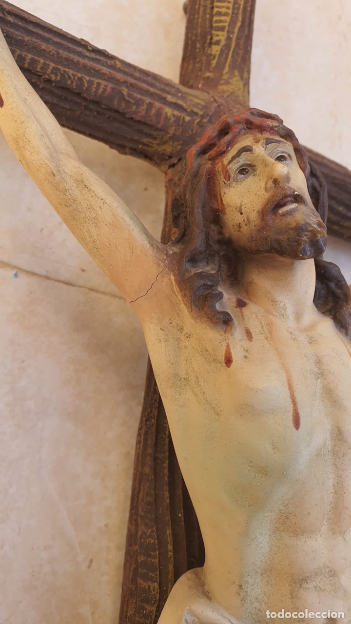 Arte: Bonito crucificado de Olot, para restaurar - Foto 3