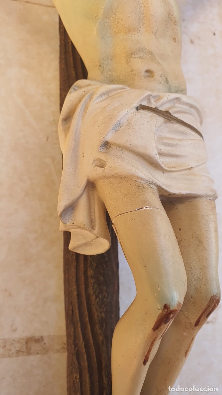 Arte: Bonito crucificado de Olot, para restaurar - Foto 5
