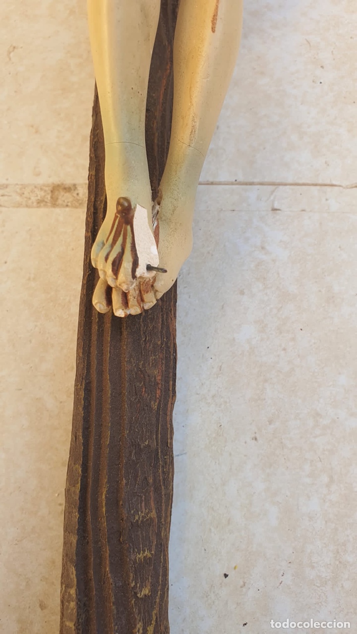 Arte: Bonito crucificado de Olot, para restaurar - Foto 6