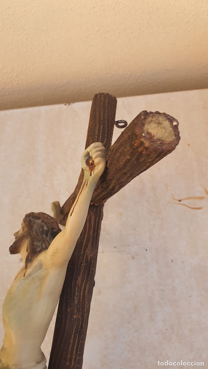 Arte: Bonito crucificado de Olot, para restaurar - Foto 8