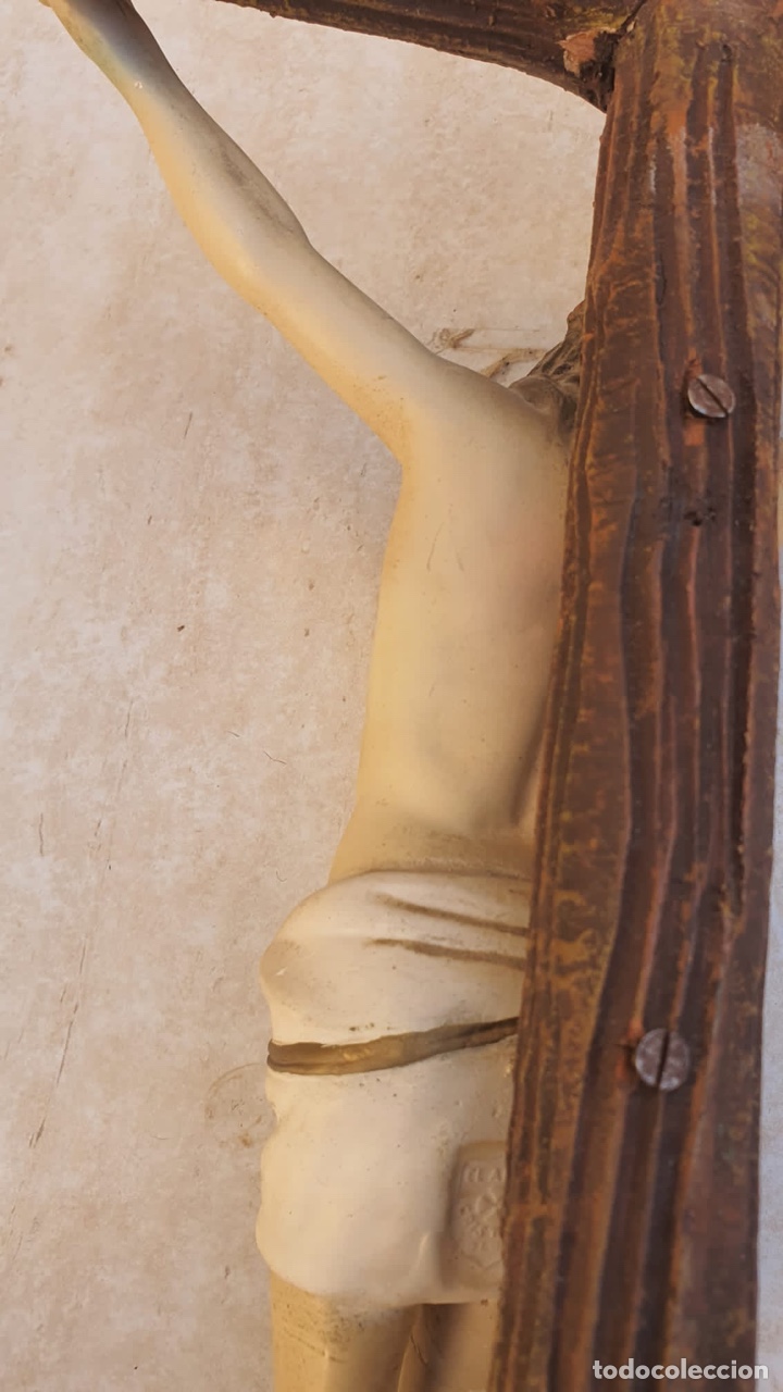 Arte: Bonito crucificado de Olot, para restaurar - Foto 11