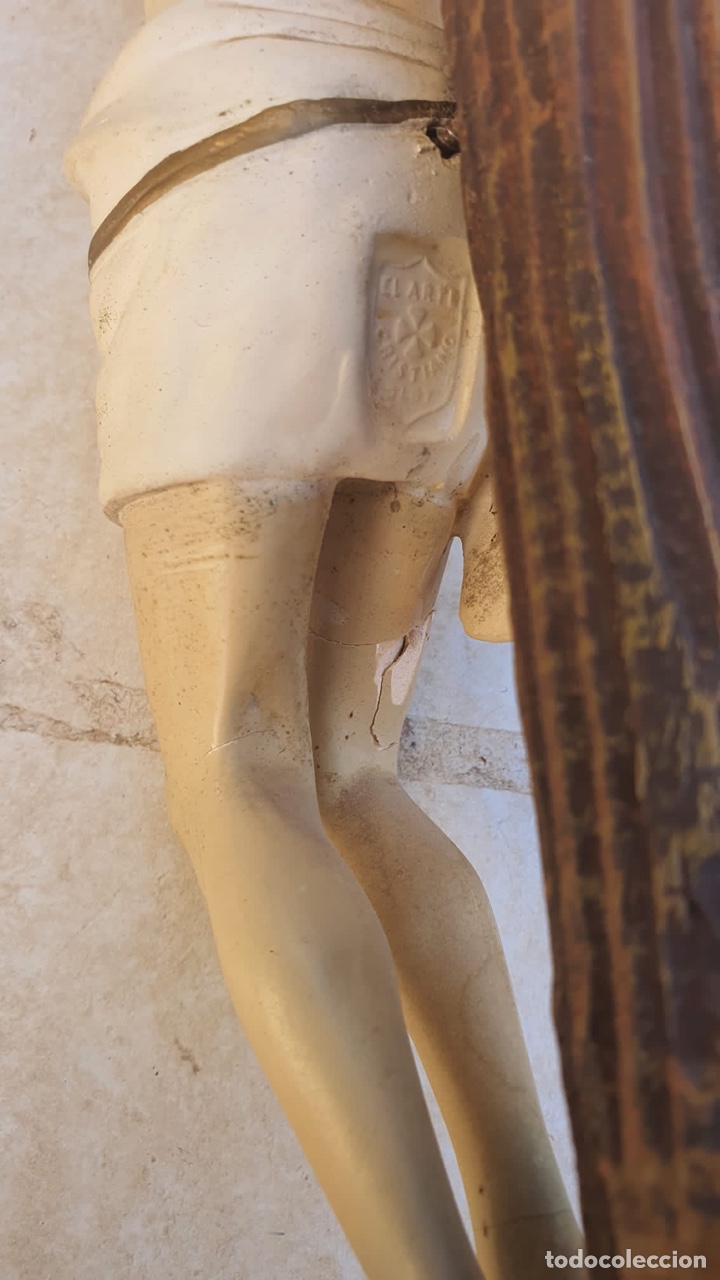 Arte: Bonito crucificado de Olot, para restaurar - Foto 15