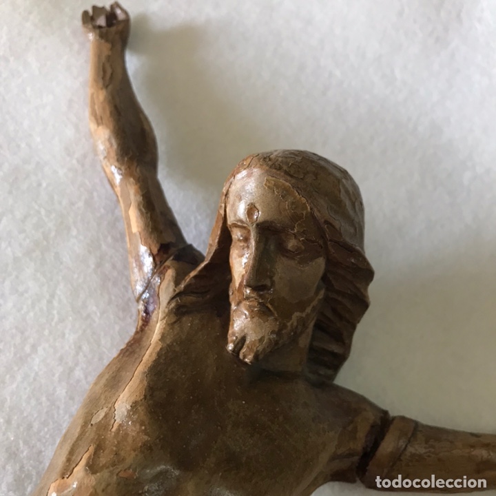 Arte: TALLA EN MADERA - CRISTO CRUCIFICADO - Foto 2