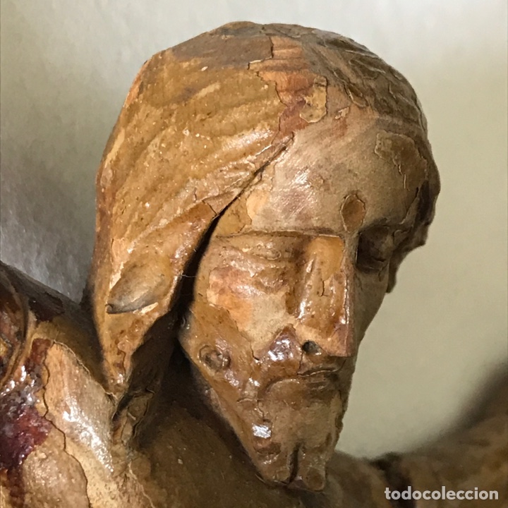 Arte: TALLA EN MADERA - CRISTO CRUCIFICADO - Foto 4