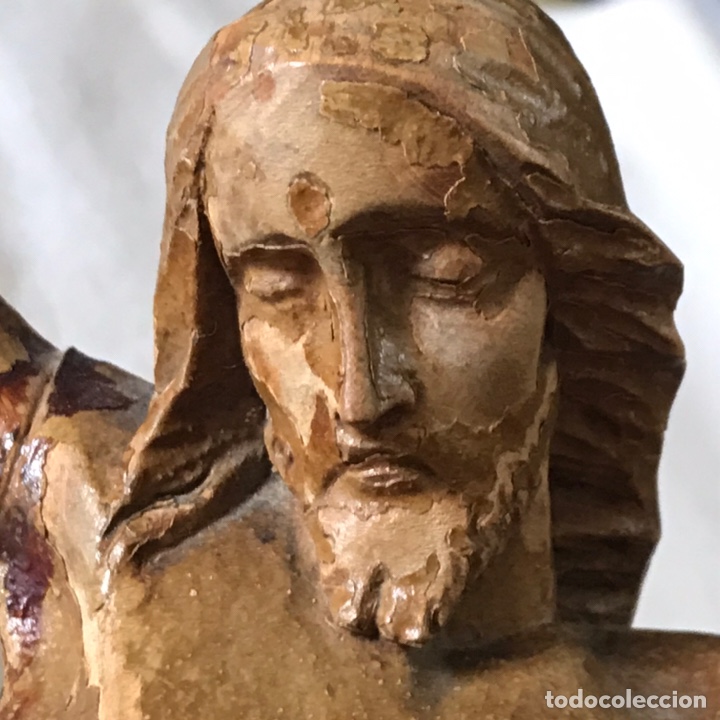 Arte: TALLA EN MADERA - CRISTO CRUCIFICADO - Foto 6