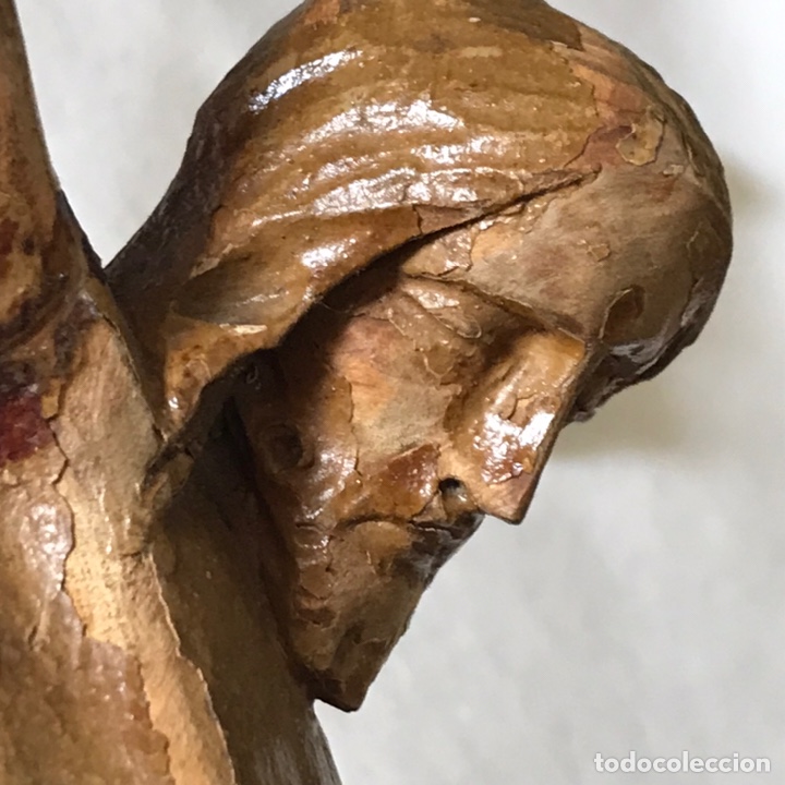 Arte: TALLA EN MADERA - CRISTO CRUCIFICADO - Foto 10