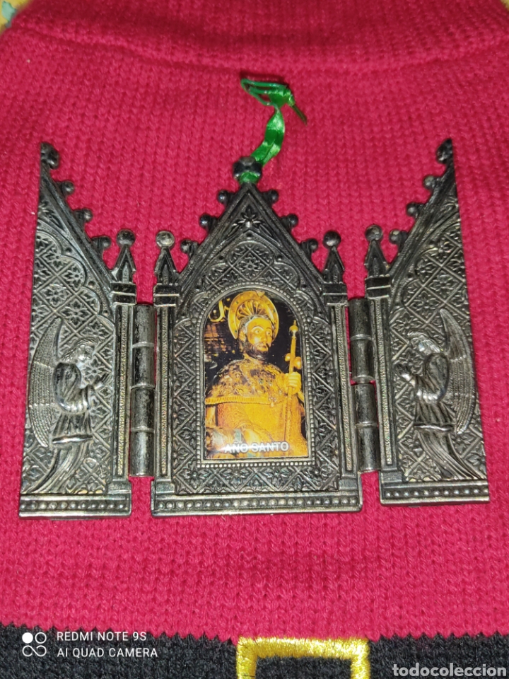 Arte: Tr&iacute;ptico A&ntilde;o Santo metal plateado. - Foto 2
