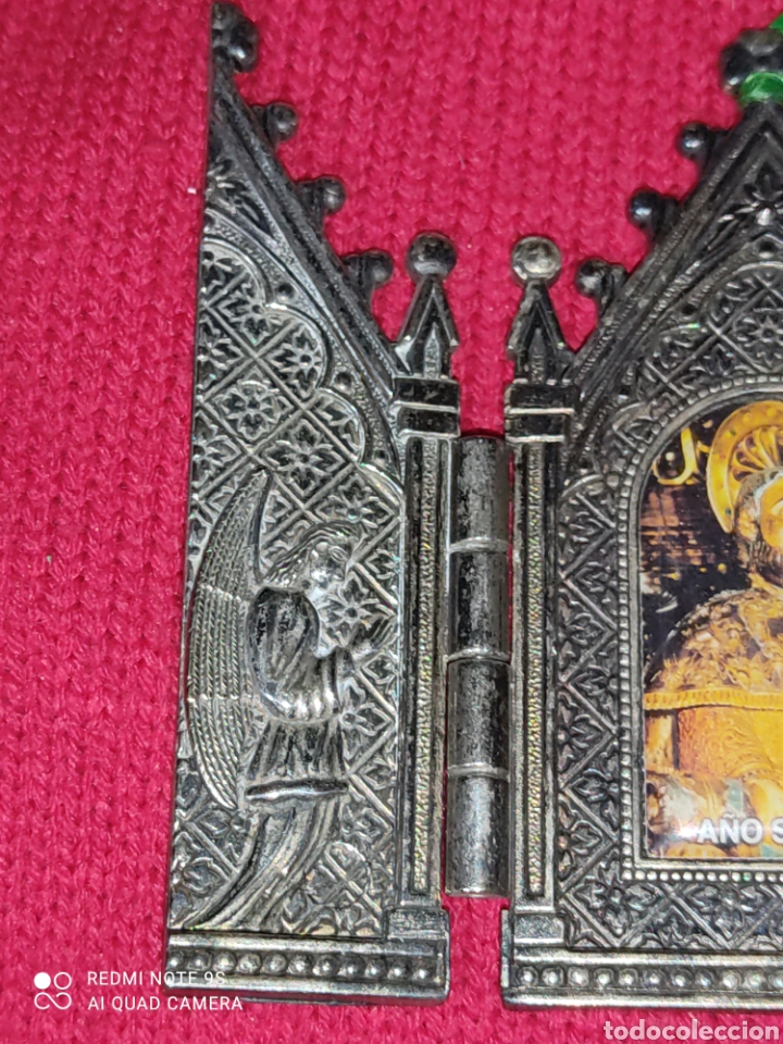 Arte: Tr&iacute;ptico A&ntilde;o Santo metal plateado. - Foto 3