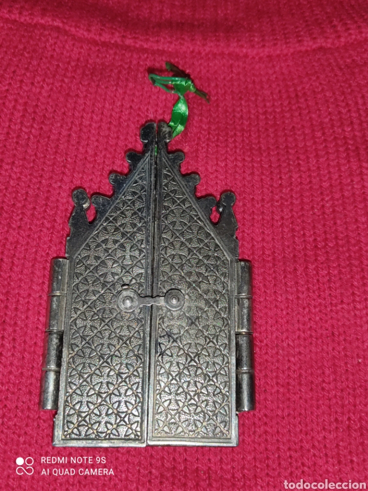 Arte: Tr&iacute;ptico A&ntilde;o Santo metal plateado. - Foto 6