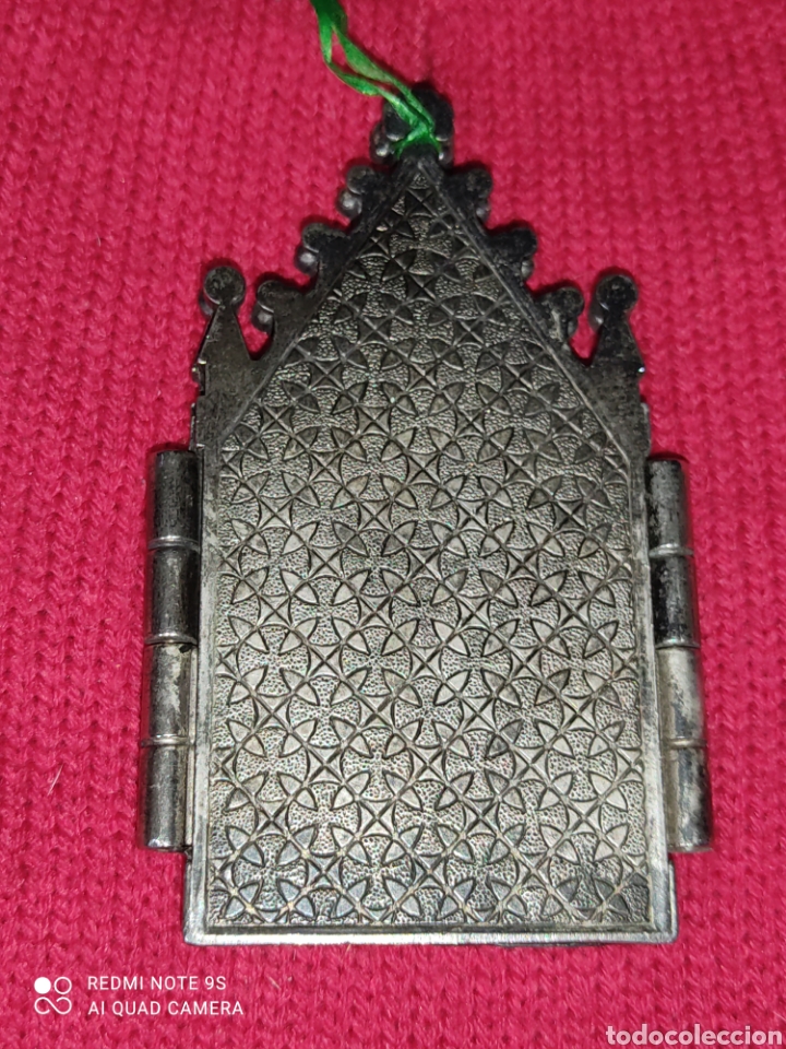 Arte: Tr&iacute;ptico A&ntilde;o Santo metal plateado. - Foto 7