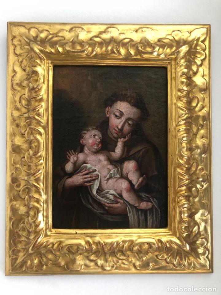 Arte: OLEO SOBRE TABLA SAN ANTONIO - Foto 1