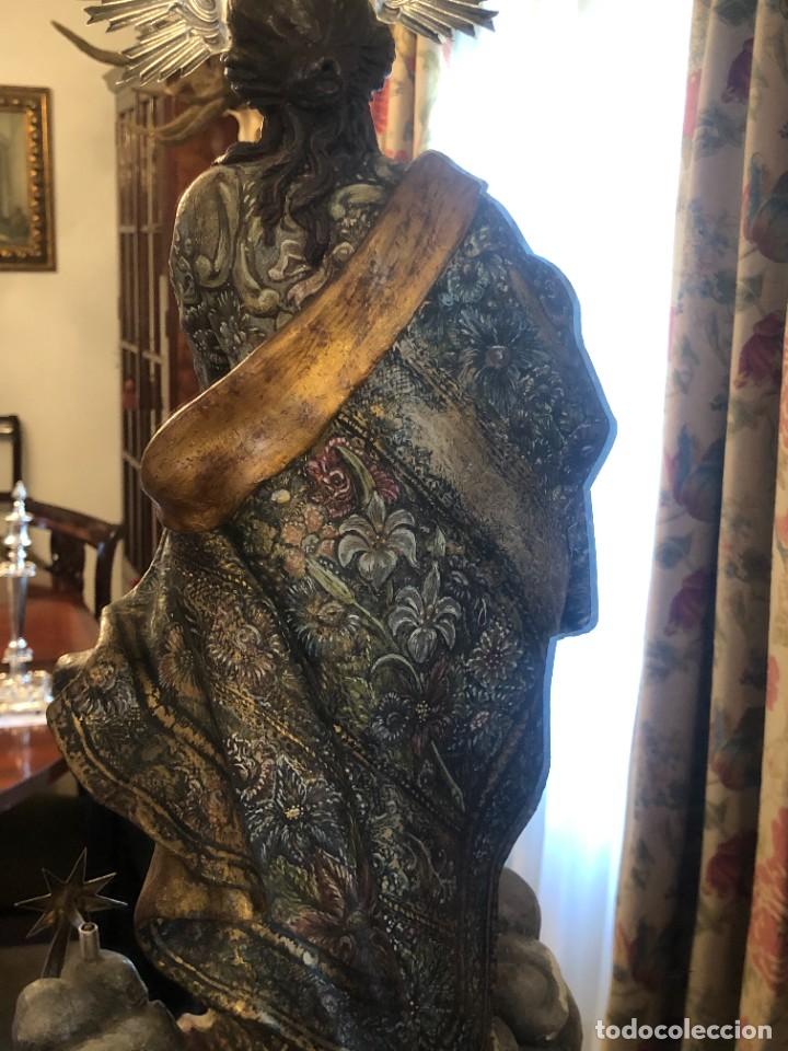 Arte: TALLA INMACULADA MADERA POLICROMADA - Foto 14