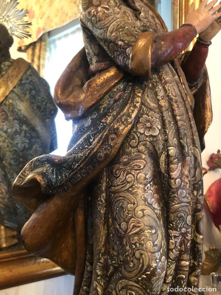Arte: TALLA INMACULADA MADERA POLICROMADA - Foto 15
