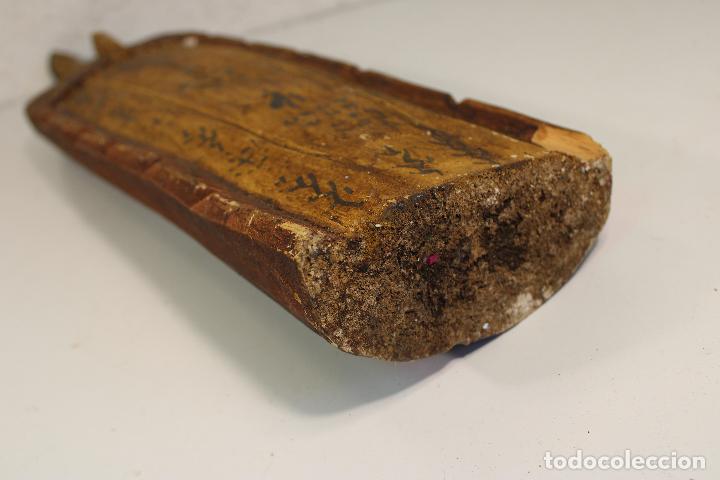 Arte: talla religiosa antigua de madera - Foto 7