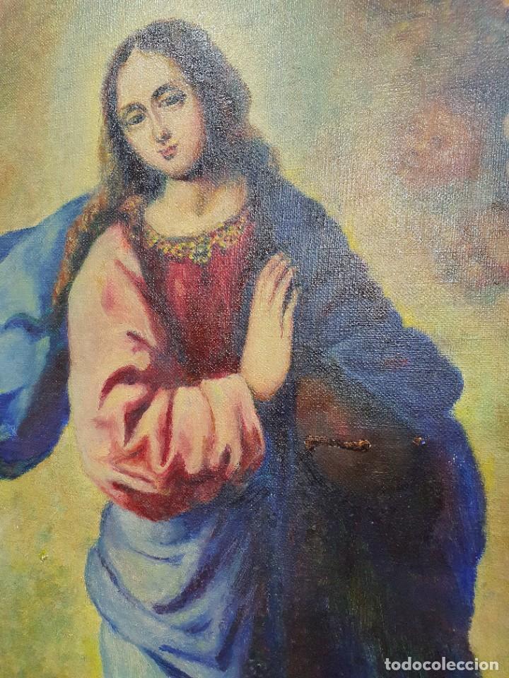 Arte: -CUADRO DE LA VIRGEN INMACULADA - Foto 3