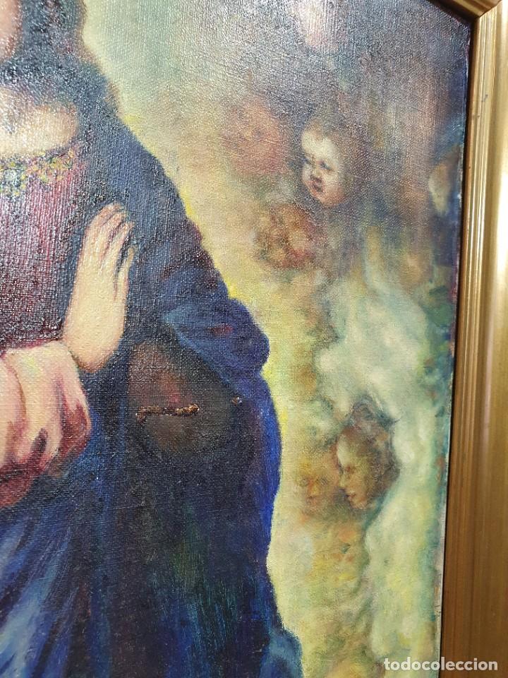 Arte: -CUADRO DE LA VIRGEN INMACULADA - Foto 4