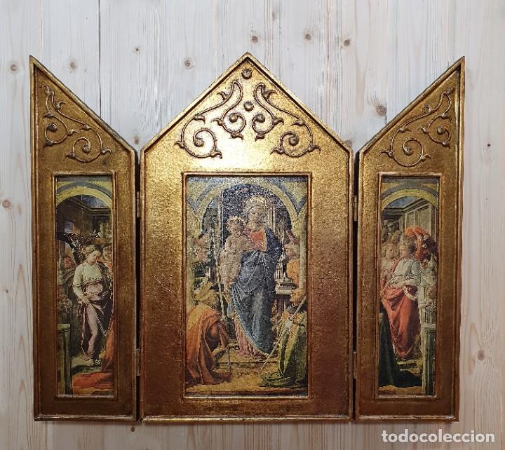 Arte: - -TRIPTICO RELIGIOSO - Foto 1