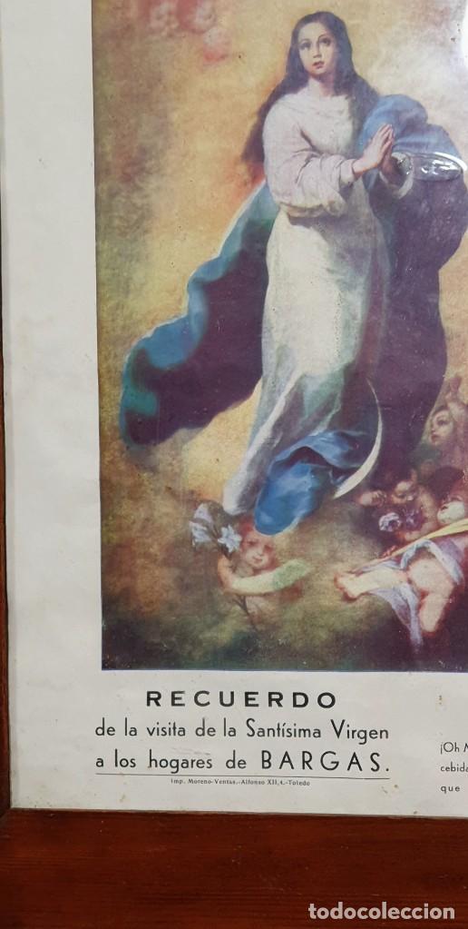 Arte: - CUADRO LAMINA VIRGEN - Foto 2