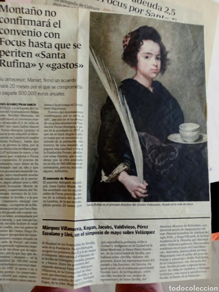 Arte: SANTA RUFINA OLEO sobre madera - Foto 4