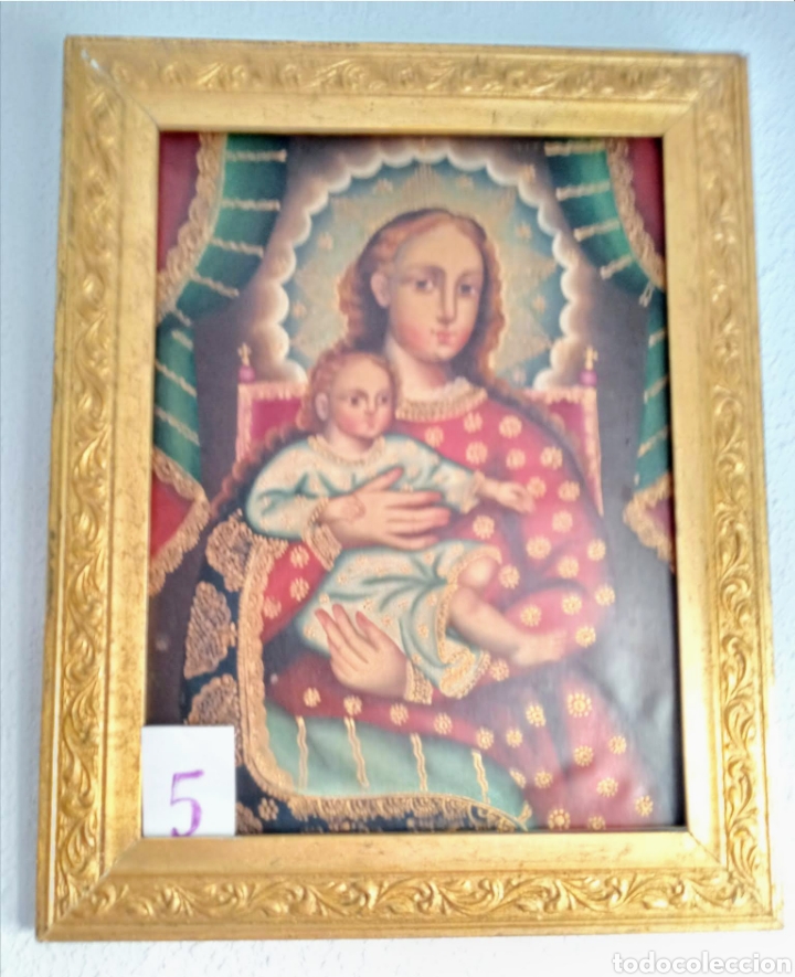 Arte: VIRGEN con NI&Ntilde;O Jesus - Foto 1