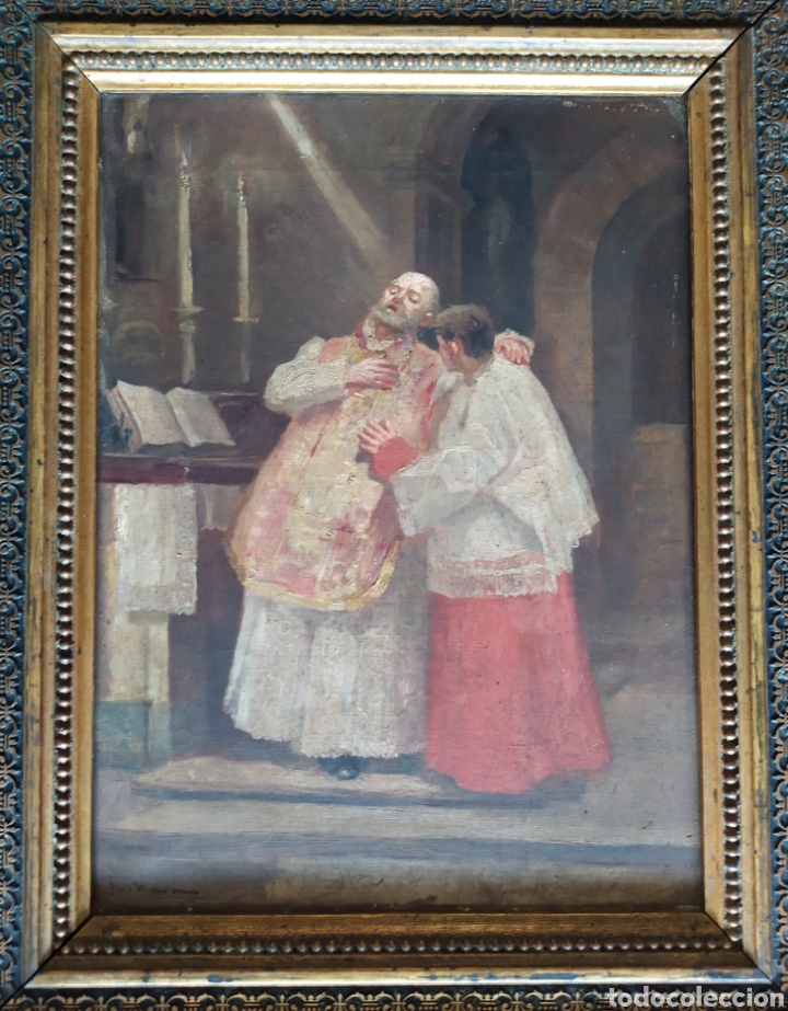 Arte: &Oacute;leo sobre lienzo religioso - Foto 2