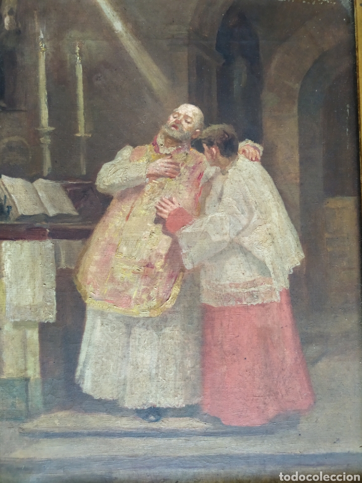 Arte: &Oacute;leo sobre lienzo religioso - Foto 9