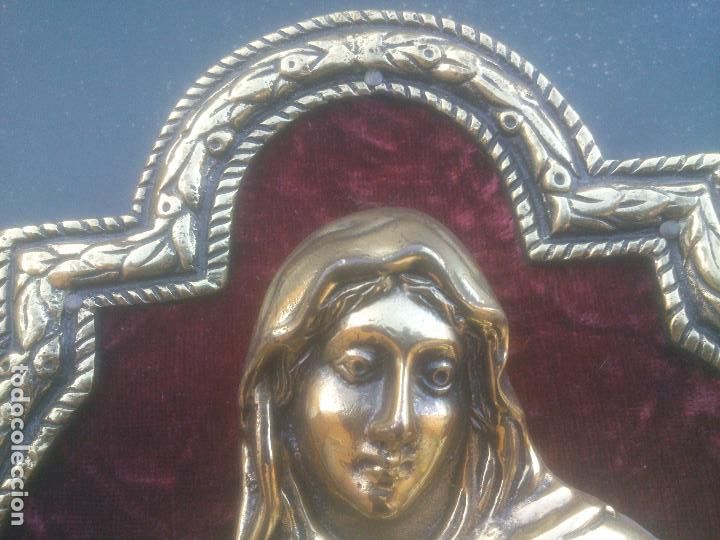 Arte: SAGRADO CORAZON DE MARIA TODO EN BRONCE - Foto 2