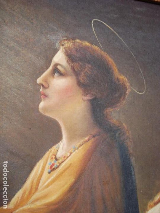 Arte: SANTA CECILIA GRAN OLEO SXIXPPSXX