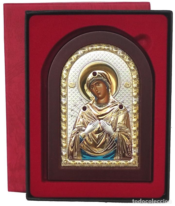 Arte: Virgen 7 flechas de plata, oro, color - Foto 2