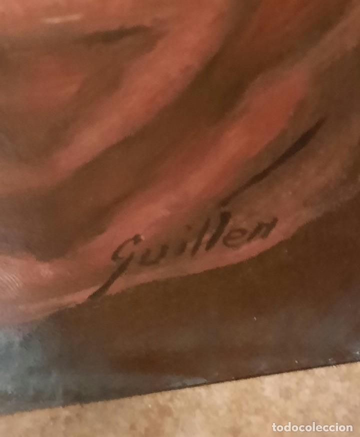 Arte: GRAN TR&Iacute;PTICO RELIGIOSO PINTADO SOBRE MADERA - Foto 6