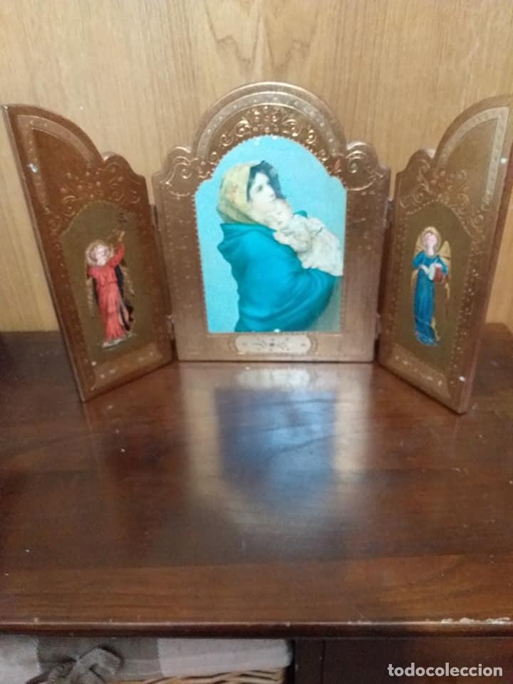 Arte: TR&Iacute;PTICO RELIGIOSO A&Ntilde;OS 70 - Foto 1