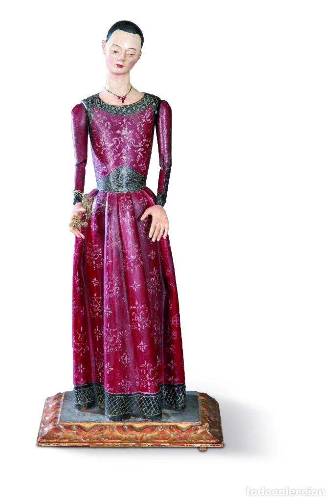 Arte: Importante talla vestidera o de vestir en madera tallada y finamente policromada. Granada, s. XVIII. - Foto 1 - 287729818