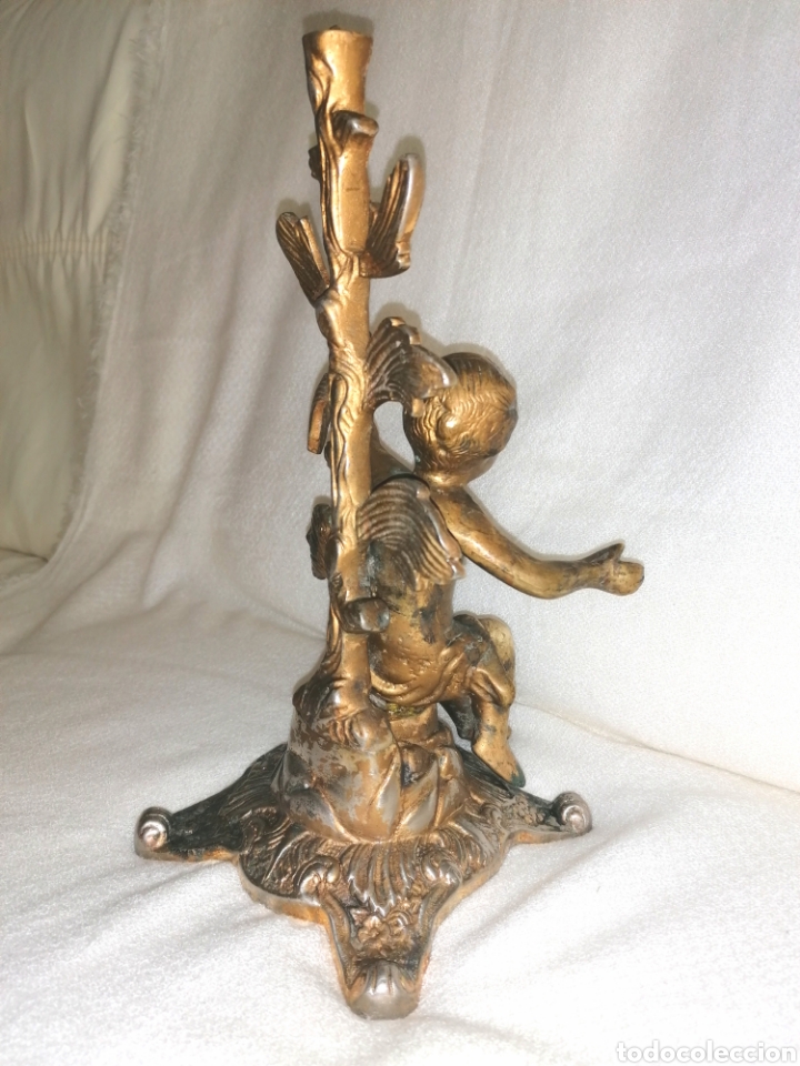 Arte: Antiguo Querub&iacute;n Bronce. - Foto 11