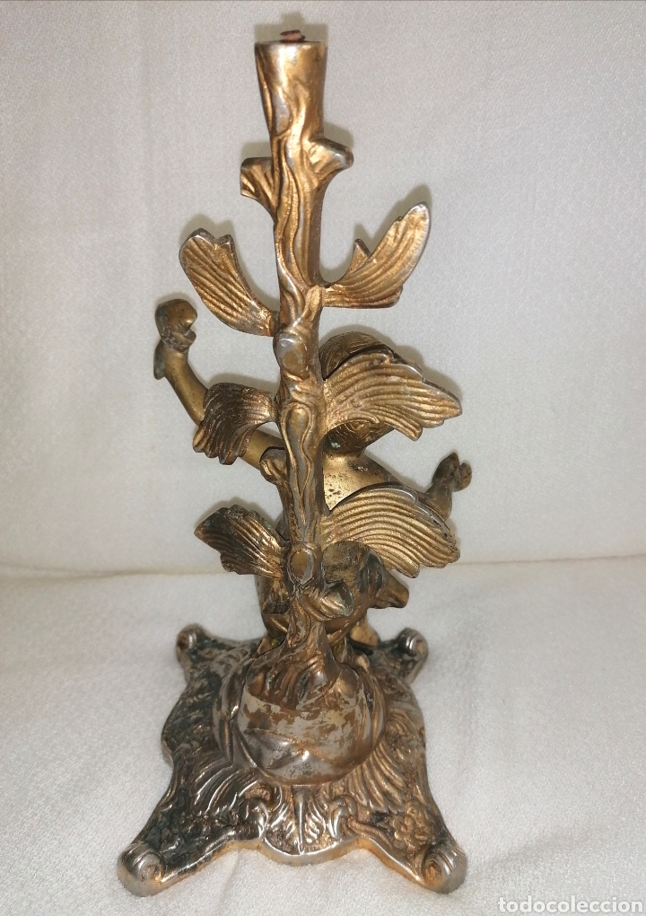 Arte: Antiguo Querub&iacute;n Bronce. - Foto 13