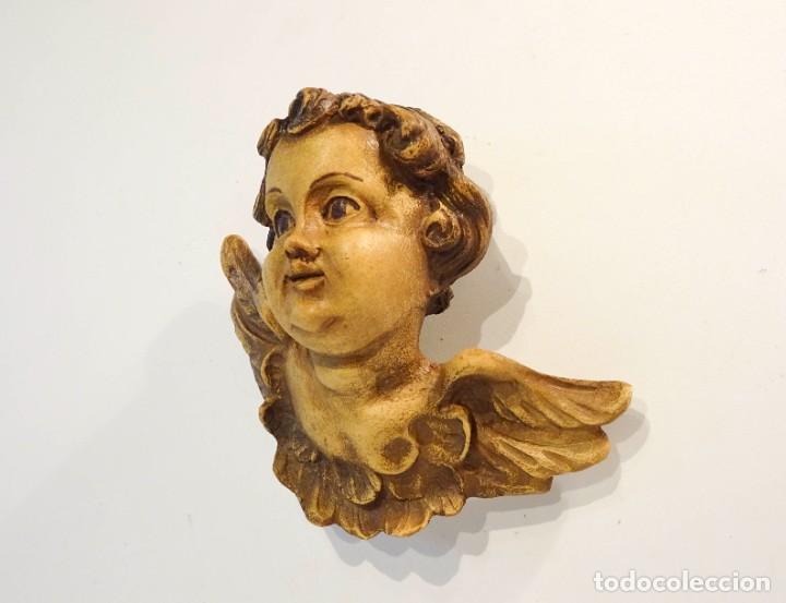 Arte: Querub&iacute;n figura en resina - Foto 2