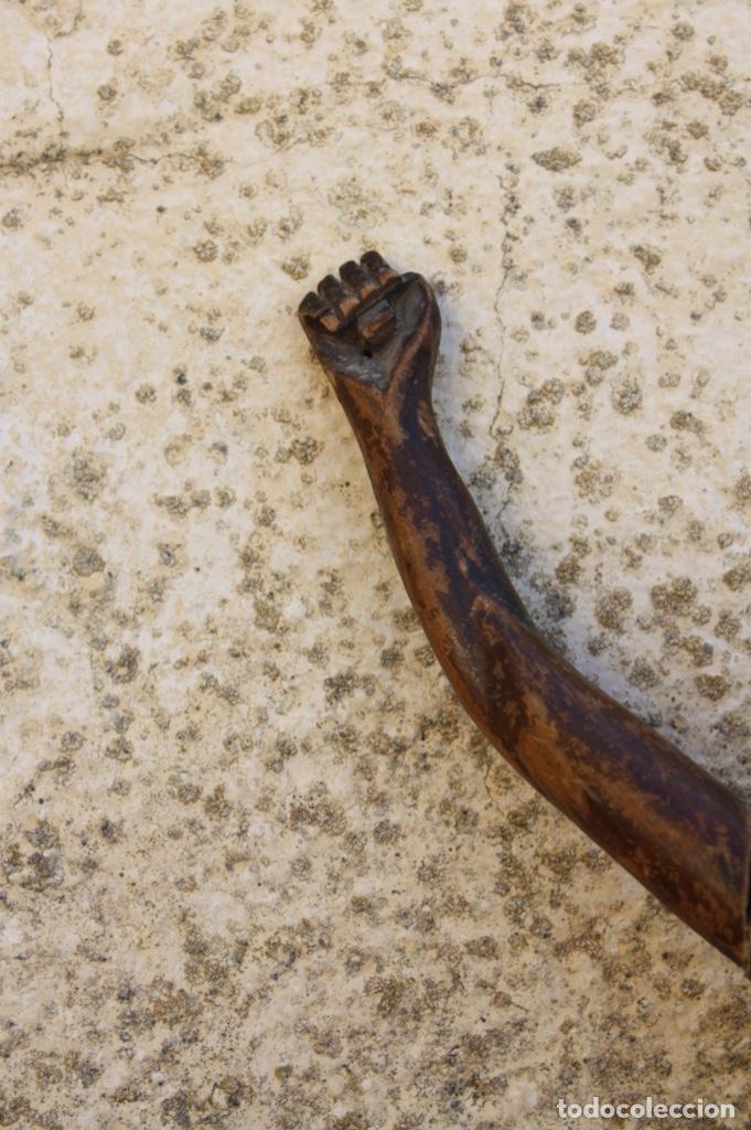 Arte: Cristo. Talla en madera del s. XVIII. - Foto 5