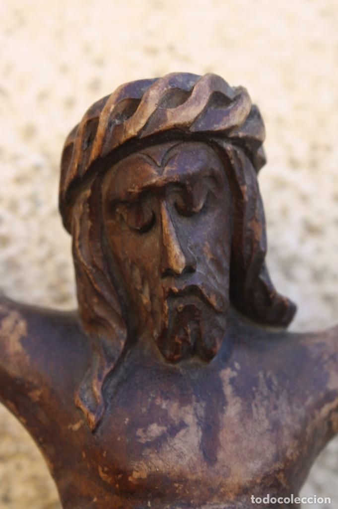 Arte: Cristo. Talla en madera del s. XVIII. - Foto 9