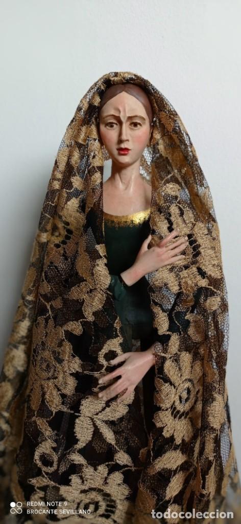 Arte: Virgen candelero vestir - Foto 2