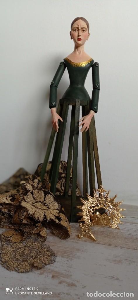 Arte: Virgen candelero vestir - Foto 5