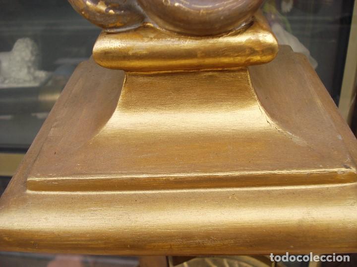 Arte: SXIX Magn&iacute;fica talla de madera Inmaculada Concepci&oacute;n - Foto 58