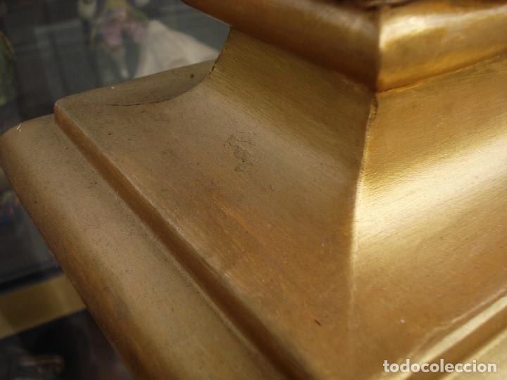 Arte: SXIX Magn&iacute;fica talla de madera Inmaculada Concepci&oacute;n - Foto 59