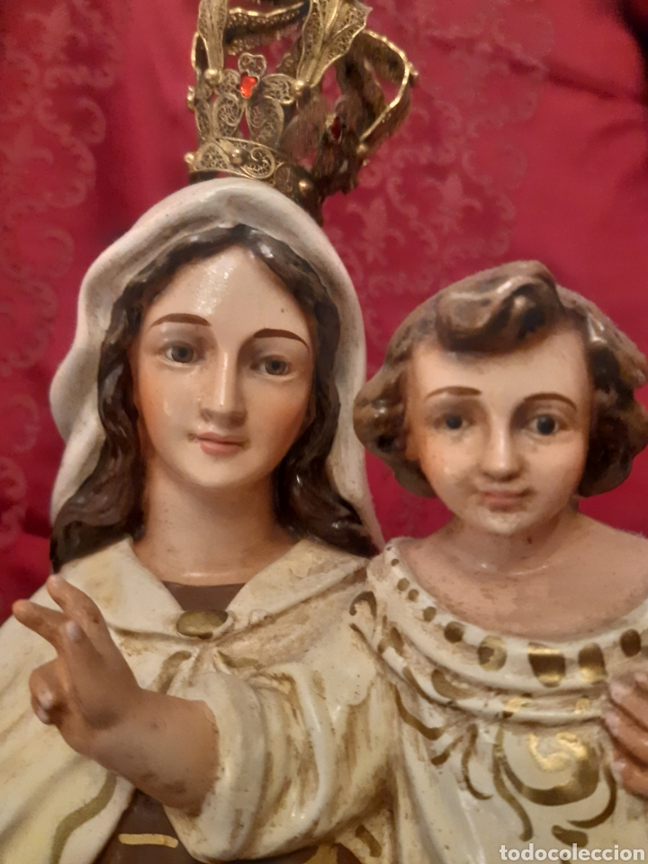 Arte: Virgen del Carmen olot 46 cm - Foto 5