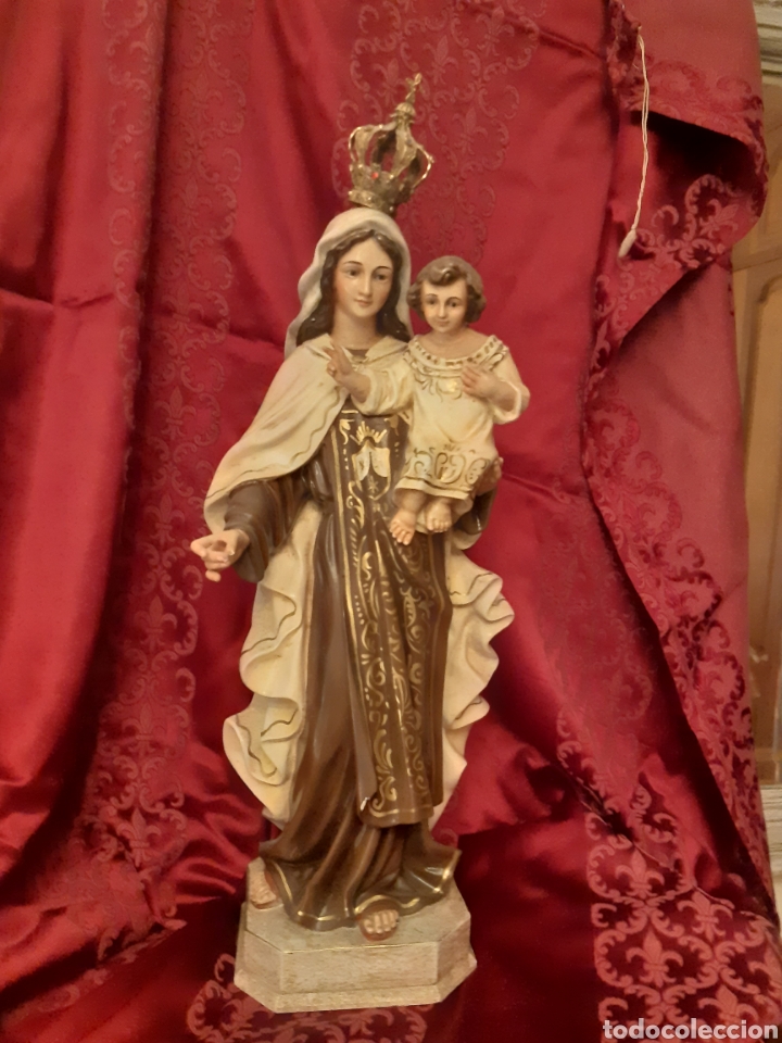 Arte: Virgen del Carmen olot 46 cm - Foto 6