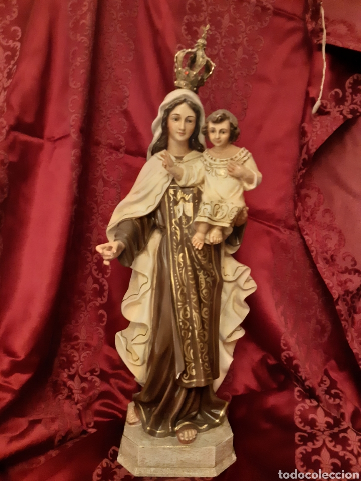 Arte: Virgen del Carmen olot 46 cm - Foto 1